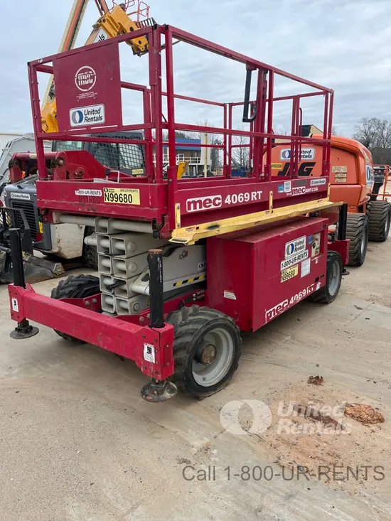 2017 MEC 4069RT Rough Terrain Scissor Lift