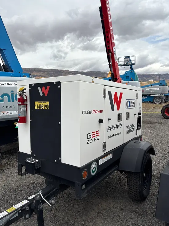 2022 Wacker Neuson G25 T4F Diesel Generator