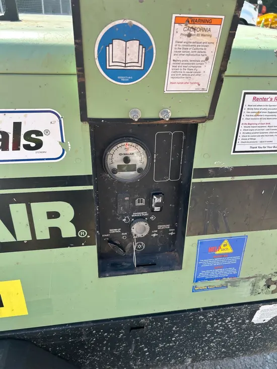 2019 Sullair 185DPQ-KU-T3 Air Compressor