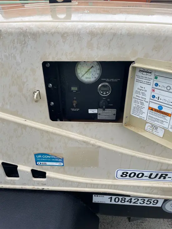 2018 Doosan C185WDZ-T4F Air Compressor