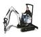White and black Bobcat Mini Excavator
