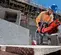 Red Hilti electric cut-off saw