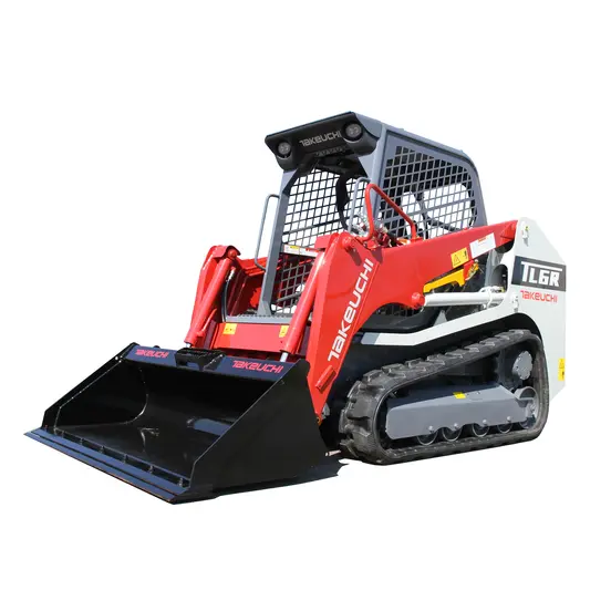 Red Takeuchi Compact Track Loader