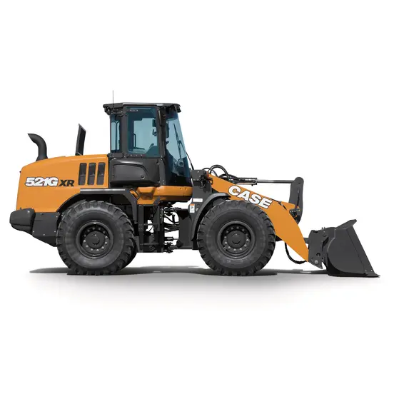 Orange and black Case Wheel Loader