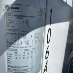 2017 TRANE 10T-208V-WSC120