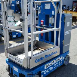 2018 Genie GR-12 Self-Propelled One-Person Lift