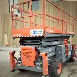 2018 Skyjack SJ8841RT Rough Terrain Scissor Lift