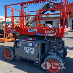 2017 Skyjack SJ6832RT Rough Terrain Scissor Lift